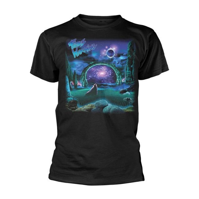 Fates Warning - Camiseta Awaken The Guardian Estampado en Espalda para Adultos Unisex (Negro)