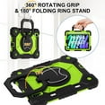 thumbnail image 4 of Case For iPad mini 6 (2021)/mini 7 (2024) Multi-functional With 360 Rotating Stand and Shoulder Strap, 4 of 8