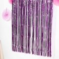 thumbnail image 5 of Efavormart Sparkling Metallic Foil Fringe Curtain 3ft x 8ft - Purple, 5 of 10