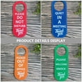 thumbnail image 5 of Supvox DoubleSided Do Not Disturb Office Door Sign with Easy Install PU Material for Storage Use Assorted Pcs, 5 of 7
