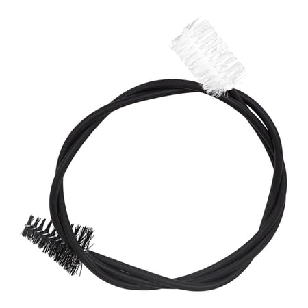 VERDANVERSE 1Pack Black Double Ended Bristle Design Flute and Saxophone Cleaner