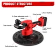 thumbnail image 3 of Brushless Electric Drywall Sander 1280W Wall Sandpaper Putty Powder Sanding Wall Polisher Machine ,Wide Use, 3 of 6