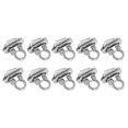 thumbnail image 3 of Alloy Turn Lock Clasp, Easy To Install Compact Size Bag Twist Lock 10PCS  For Leather Crafts, 3 of 8