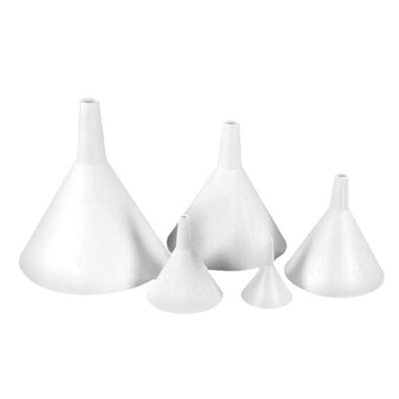 Plastic Funnel Set - Set of 5, Assorted Sizes