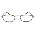 thumbnail image 2 of EYE ZOOM 5 Pack Unisex Vantage Metal Reading Glasses with Spring Hinge, Brown, +100, 2 of 6