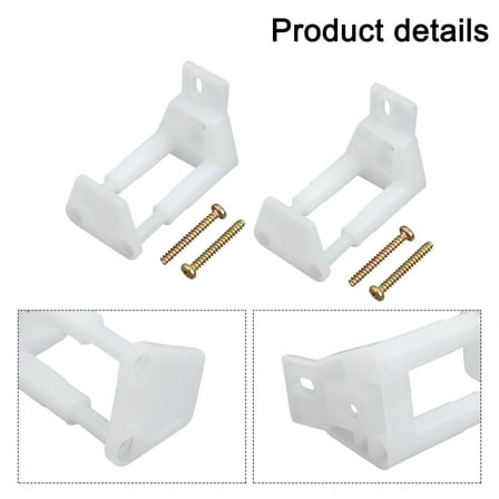 2Pcs Rv Sliding Door Guide Sliding Barn Door Hardware With Screws Fangkenuo