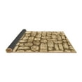 thumbnail image 2 of Ahgly Company Indoor Rectangle Abstract Brown Modern Area Rugs, 7' x 9', 2 of 4