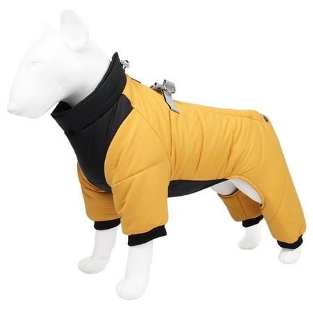 

Cuhas Pet Waterproof And Cold-Proof Four-Legged Cotton Clothing Random Zipper Color