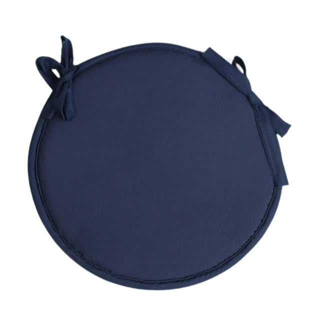 koolsoo Rond Chaise Coussin Coussin de Sol pour Chaise à Manger Polyvalent Coussin de Siège Marine 30cm