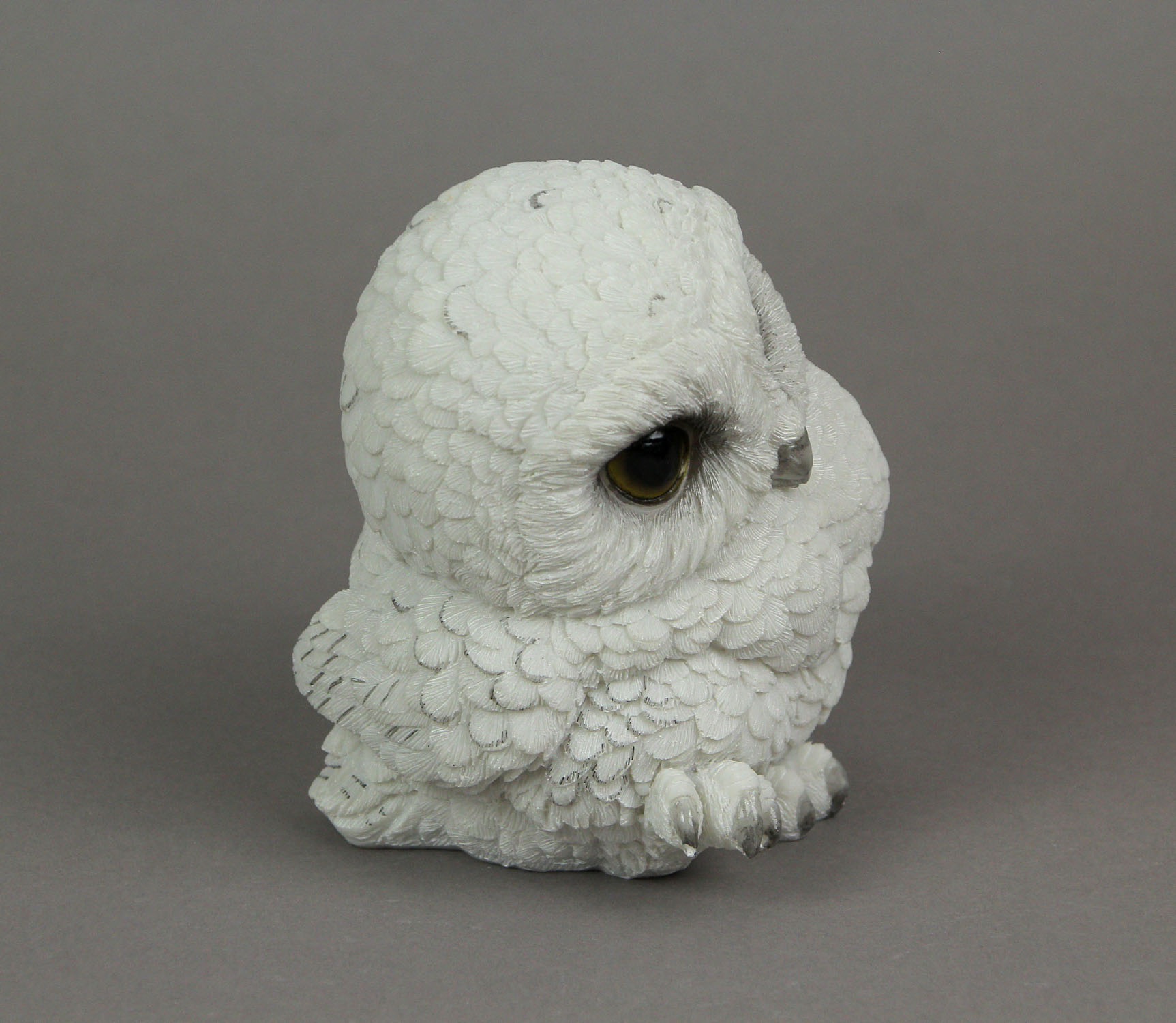 Everspring Adorable Big Eyed White Baby Snowy Owl Mini Statue 4.75 inches High - image 3 of 4