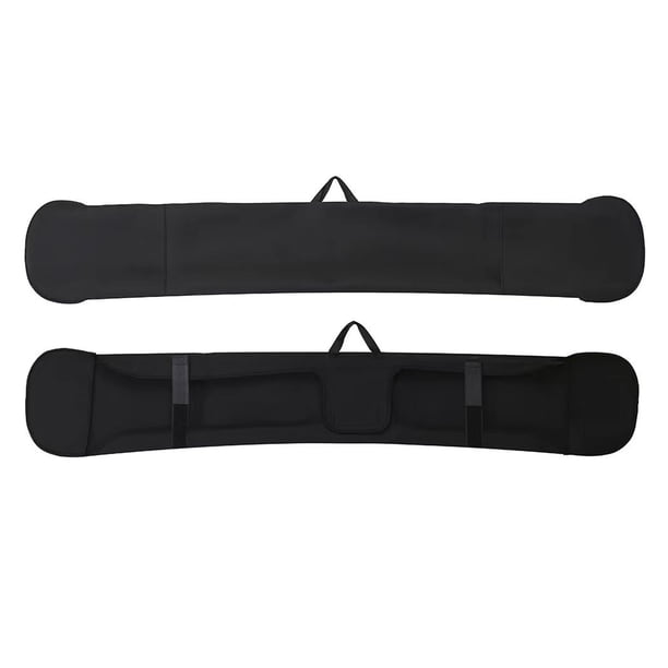 Advancent Bolsa impermeable negra para snowboard, funda portátil para guardar equipo de snowboard y buceo. Deportes de nieve 136 cm