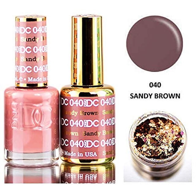 Duo Esmalte en Gel DND DC 0.5 oz + Colores Neutrales