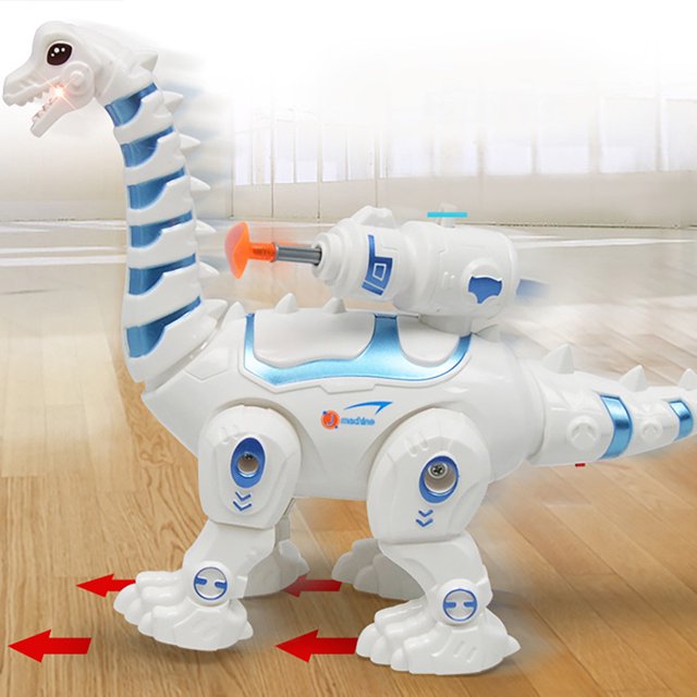Partheme Jouets Fantaisie 1 Unité Robot Dinosaure Télécommande Intelligente Jouet Dinosaure Marcheur Interactif Tel Que Montré