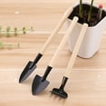 thumbnail image 2 of Succulent Plants Mini Garden Hand Tools Set Transplanting Miniature Planting Gardening, 2 of 11