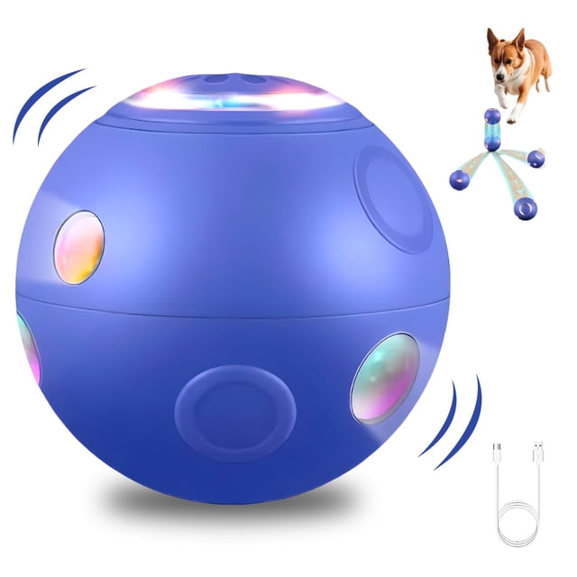 TIMIFIS Interactive Balle pour Chiens Jouet Interactif pour Chiens Appareils de Cuisine