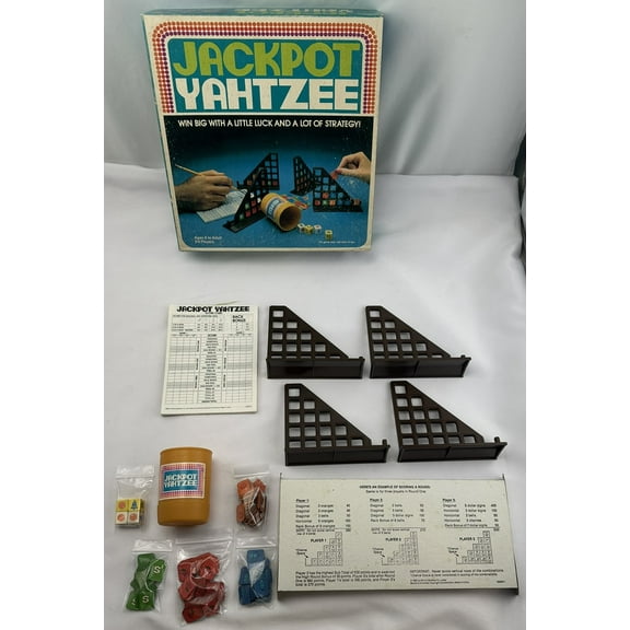 Pre-Owned 1980 Jackpot Yahtzee Game Complete