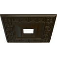 thumbnail image 3 of Ekena Millwork 18"W x 18"H x 3 1/2"ID x 1 1/8"P Eris Ceiling Medallion (Fits Canopies up to 9 7/8"), Hand-Painted Bronze, 3 of 5