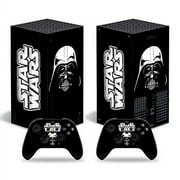 The Mandalorian Skin Sticker for Xbox Series X Console and Controllers Decals (Black)