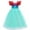 Blue, variant on Fesfesfes Kids Girls Tulle Chiffon Dress Paillette Pageant Gown Party Princess Dress Spring