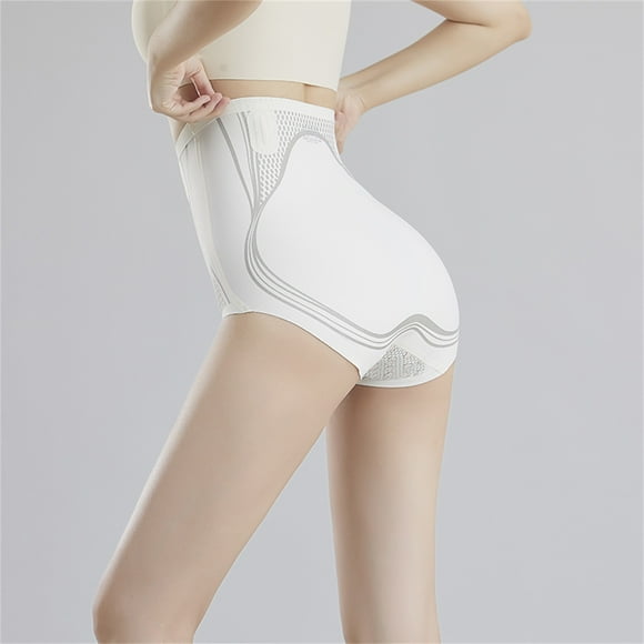 2023 Ice Silk Fibre Repair Shaping Shorts, Fibre Restoration Shaper, High Waist Shapewear Elastic Body Shaper Underwear Up to 65% off Oversize Womens Underwear Tummy Control