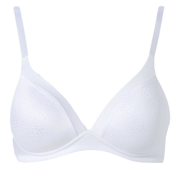 BRASSIERE BLISSFUL BENEFITS WARNER'S SIN VARILLA | EFECTO ALISADOR DE ESPALDA | COLOR BLANCO
