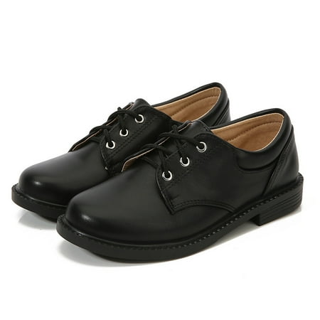 

FLMEI Toddler Kids Boys Dress Shoes Flower Girl Flats Shoes Leather Shoes Wedding Party Performance Shoes