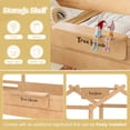 thumbnail image 6 of Jopath Full Size Floor Bed with Guardrails and Roof, Kids House Floor Bed with a Small Built-in Tray for Boys Girls Natural, 6 of 9