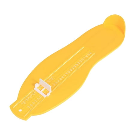 

Chidian Foot Measuring Device Adults Foot Length Measure Tool Shoes Size Measuring Gauge (Yellow)