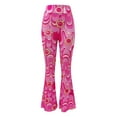 thumbnail image 4 of Deerose Pantalon Taille Haute Extensible Ajusté Évasé Grande Taille pour Femme Confortable et à la Mode, 4 of 7