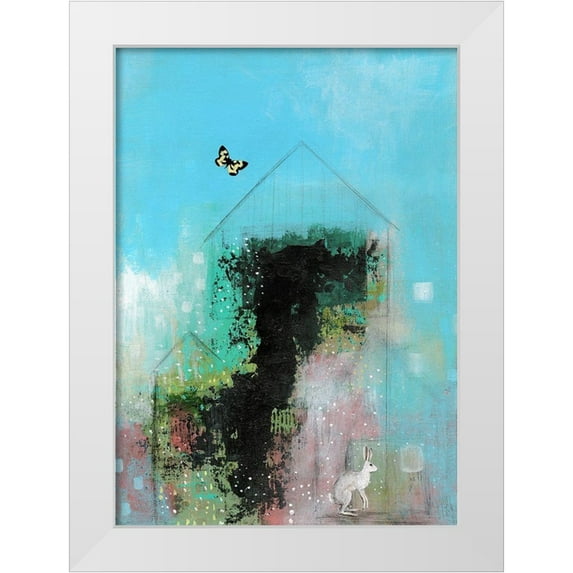 Ogren, Sarah 18x24 White Modern Wood Framed Museum Art Print Titled - Blue Skies