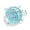 6B-Sky Blue, variant on Glitter Sensory Squeeze Ball, Turtle Squishy Stress Relief Ball for Office Desk Study Break and Travel Relaxation, Portable Transparent Decompression Accessory