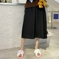 thumbnail image 4 of Cross Band Slippers Fuzzy Fluffy Non-skid Open Toe Slides Plush Sandals for Lady, 4 of 10