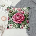 thumbnail image 2 of COMIO Throw Pillow Cover Case Vintage Floral Pillow Covers,Soft Decorative Throw Pillow Case for Living Room Bedroom Sofa Couch Cushion Covers White, 2 of 5