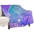 thumbnail image 1 of Manta de mármol ultra suave y cálida para todas las estaciones, manta decorativa de vellón con pintura jaspeada para cama, silla, sofá, dormitorio, 50 x 60 pulgadas, 1 of 8
