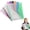 6pcs/Set2, variant on 11-Hole Expanding File Pockets Assorted Colors, 12 Pack Binder Pockets with Label Pocket, Waterproof PVC File Folders for 2/3/4 Ring Binder, A4-Size Document Pouches