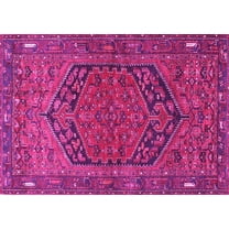 Ahgly Company Indoor Rectangle Persian Pink Traditional Area Rugs, 5' x 7'