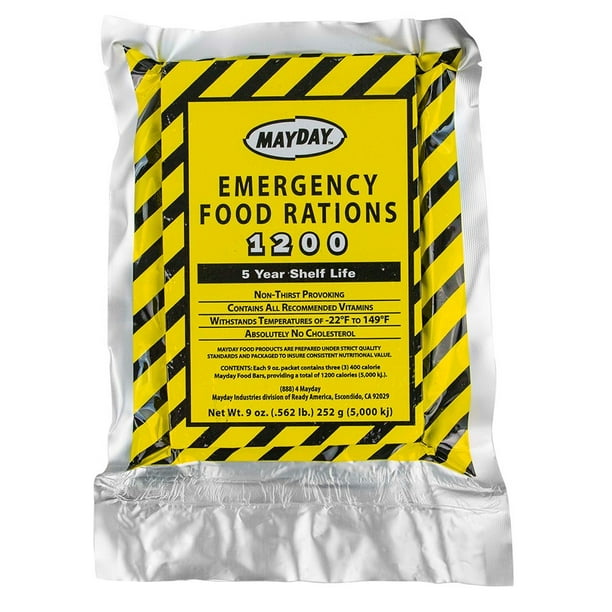 Mayday Industries 1200 Calorie Food Ration Bar