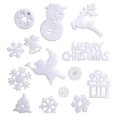 thumbnail image 1 of Colorful Pearl Snowflake Chip Material Set For Christmas Tree Decor Gift Wrapping Craft Holiday Diy, 1 of 6