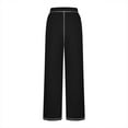 thumbnail image 6 of jtjvou Track Pants Women Sweatpants Soft Jogging Straight Pajama Sweats Wide Leg Sweatpants Women Lounge Pants Joggers Black L, 6 of 7