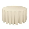 thumbnail image 2 of 55 inch Round Tablecloth - Waterproof & Wrinkle Free Heavy Duty Washable Polyester Table Cloths for Party, Banquet, Dining - Circle Champagne 1, 2 of 9