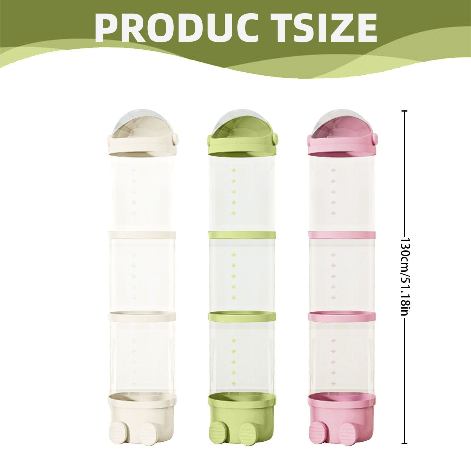 BNNG Clearance Corner Stuffed Animal Storage Stuffed Animal Storage Tube Baby Toys Organizer Bag PET Transparent Stuffed Animal Zoo Organizer Large Doll Display Bucket with Lid Nursery Storage