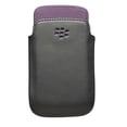 thumbnail image 3 of BlackBerry Bold 9790 Leather Pocket Pouch Case Black Purple ACC-41816-201, 3 of 4