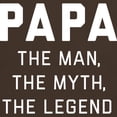 thumbnail image 3 of CafePress - Papa: The Man The Myth The Legend Dark T Shirt - Men's Classic Graphic Cotton T-Shirt, 3 of 4