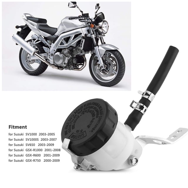 Depósito De Freno De Motocicleta Con Soporte Y Accesorio De Motocicleta De Tornillo Para Suzukis SV1000 03-05 SV1000S 03-07 SV650 03-09 GSXS-R1000 01-08