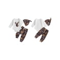 thumbnail image 2 of BemeyourBBs Newborn Baby Hunting Clothes Baby Boy Girl Camo Outfits Camouflage Clothing Deer Long Sleeve Romper Jungle Camo Pants Set Hat 3 Piece Spring Fall Winter Outfit, 2 of 9