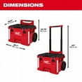 thumbnail image 3 of For Milwaukee 48-22-8427 Fits Packout Rolling Tool Box W/ 250 Lbs Weight Capacity, 3 of 5