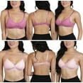 thumbnail image 7 of ToBeInStyle Women's Pack of 6 Random Assorted Print Wireless Bras - Assorted - 34B, 7 of 7