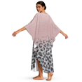 thumbnail image 2 of Xoenoiee Leopard Glitter Print Kaftan Dresses for Women Plus Size V Neck Caftans Long Batwing Sleeve Beach Cover Up High-Slit Summer Mumu Dresses, 2 of 7