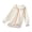 Jacket128-Beige, variant on Little Girls Color Block Hooded Zip Up Jacket Light Thin Comfort Outerwear for School Daily Casual Fashion Jackets,Sizes 3-4 Years