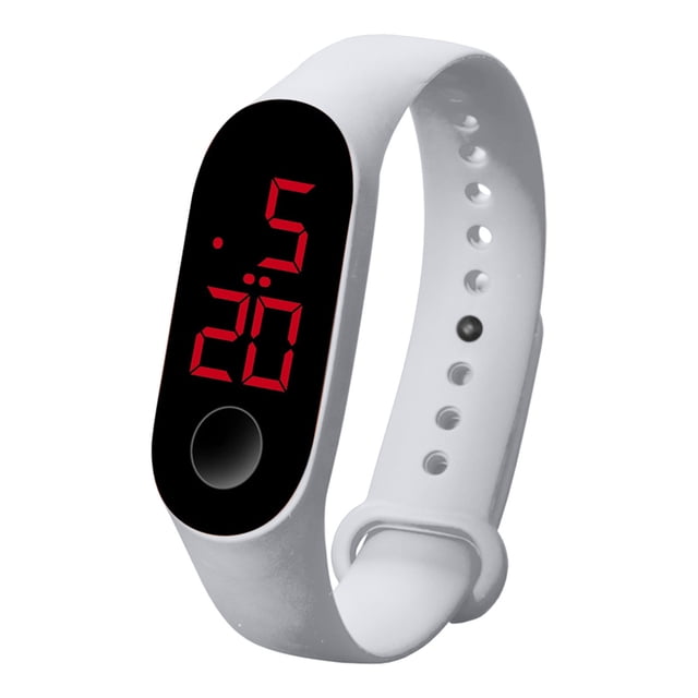 Relojes de sensor luminoso de deportes electrónicos LED Relojes de moda para hombres y mujeres